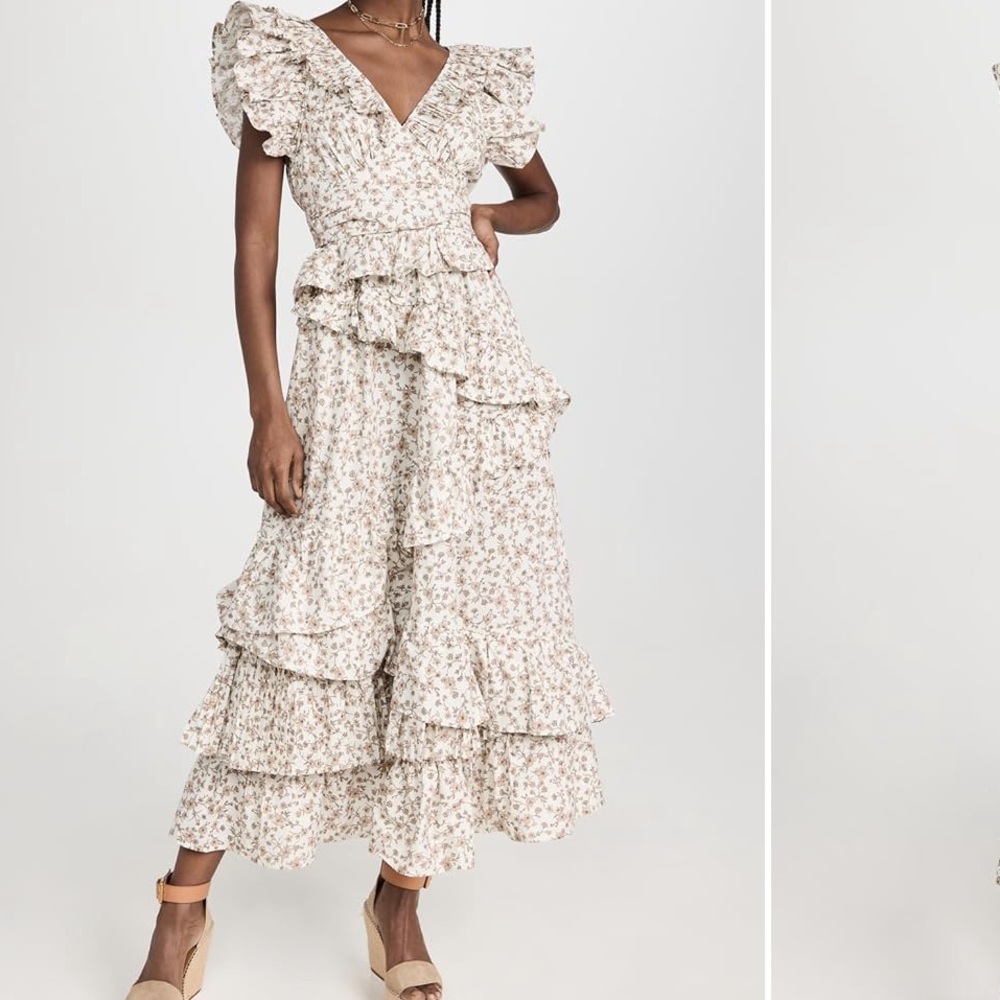 NEW En Saison Gianna Floral Midi Dress